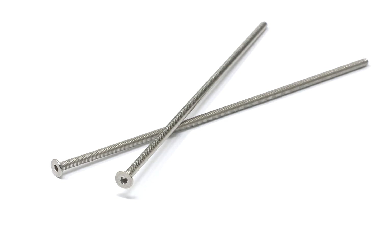 iexcell 5 Pcs M8 x 80mm Thread Pitch 1.25 mm Stainless Steel 304 Hex Socket Flat Head Cap Screws Bolts Kit