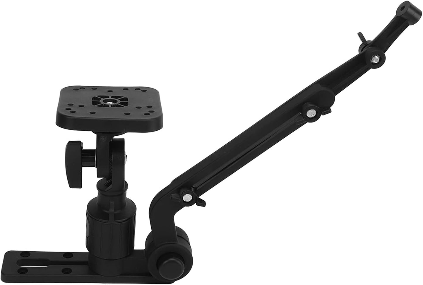 Generic Fish Finder Base Kit Nylon and Stainless Steel Greater Clamping Force Transducer Mounting Arm for Fishfinder