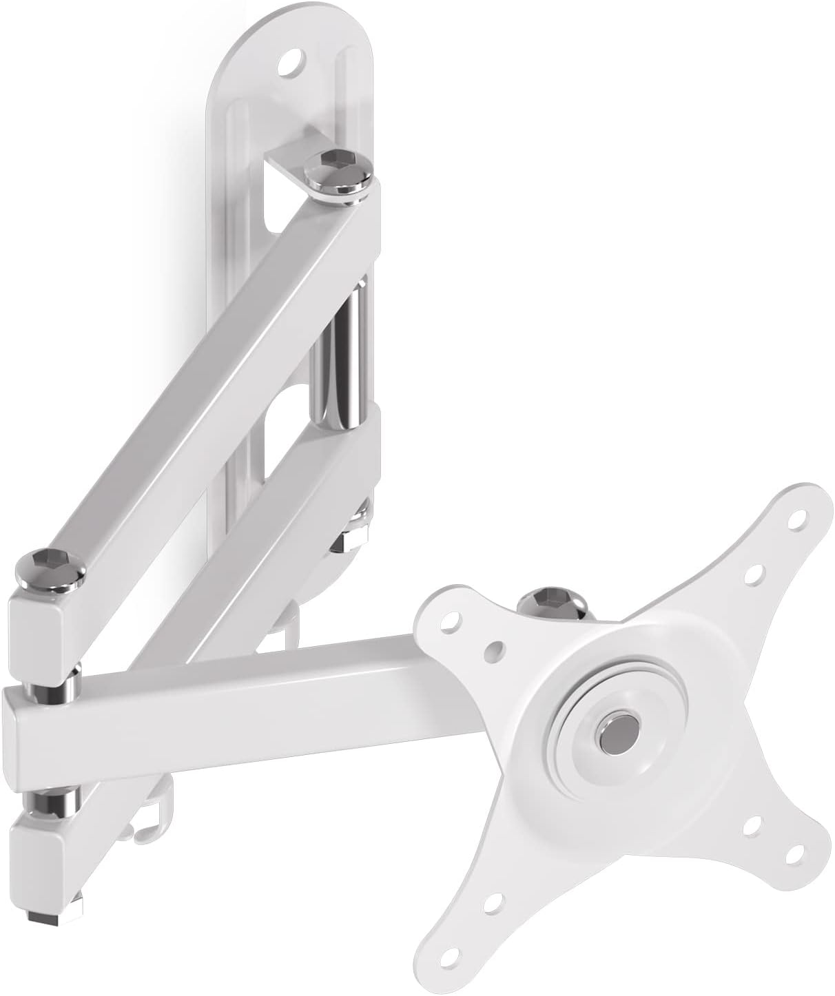 Suptek Full Motion Adjustable TV Wall Mount Rotation, Swivel and Tilt TV Arm Bracket for Most 15-32 inch LED, LCD Monitor and Plasma TVs VESA 75,100,Black (MA2720)
