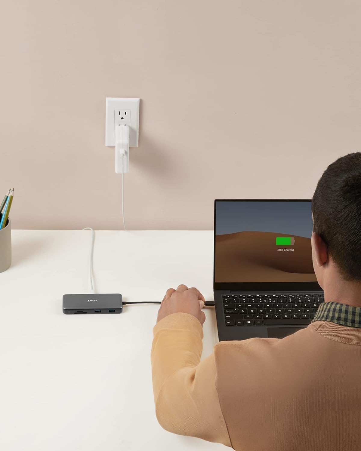 Anker USB C Hub, PowerExpand 8-in-1 USB C Adapter, with 100W Power Delivery, 4K 60Hz HDMI Port, 10Gbps USB C and 2 USB A Data Ports, Ethernet Port, microSD and SD Card Reader, for MacBook Pro and More