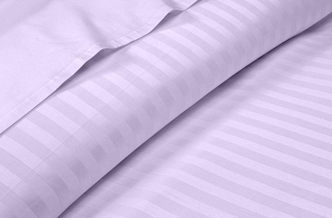 Linen Sheets 100% Egyptian Cotton- Twin-XL Sheet Set 4 Piece- 1000 Thread Count- Fits Upto 18" Deep Pocket- Long Staple Cotton Bedding, Sateen Weave-Light Blue Solid