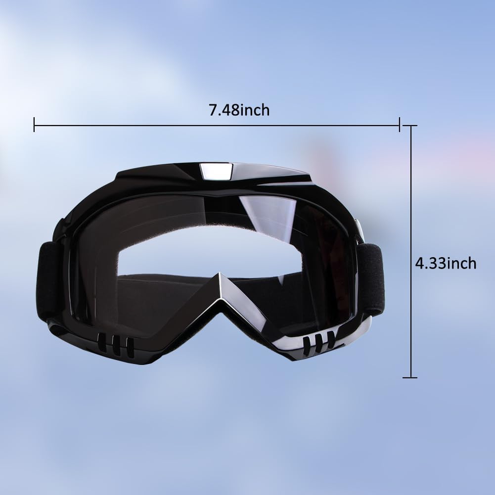 Dirt Bike Goggles ATV Goggles Motorcycle Goggles for men women Motocross Goggles Riding Goggles