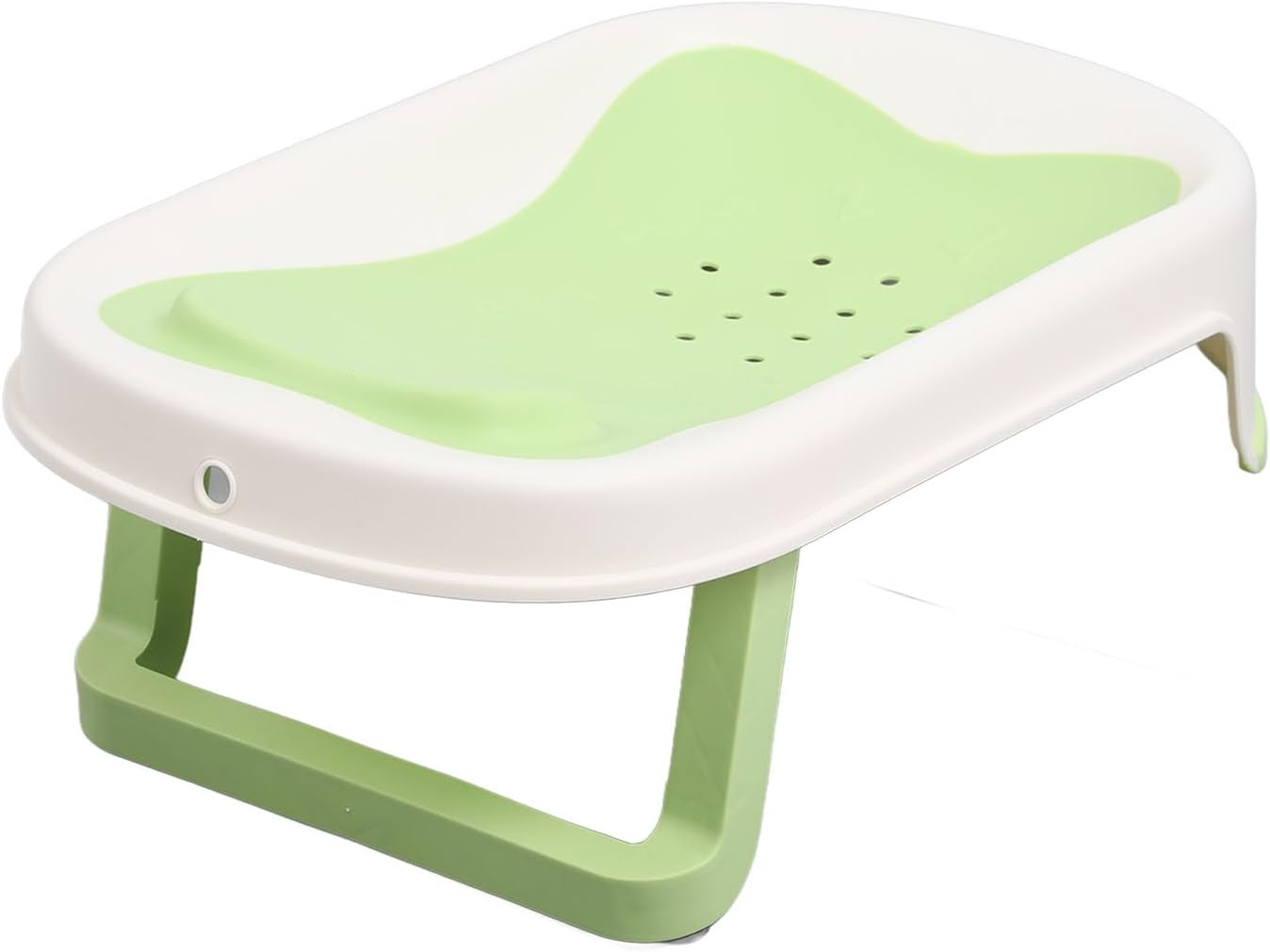 Baby Bather, Clean Rinse Baby Bather with Mesh Holes Non Slip Infant Bathtub Support Newborn Shower Stand for Use on the Counter, in the Sink or in the Bathtub 29.5 X 52cm / 11.6