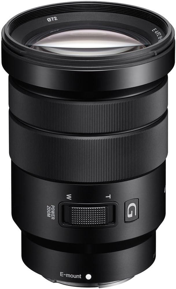 Sony SELP18105G E PZ 18-105mm F4 G OSS Lens, Black
