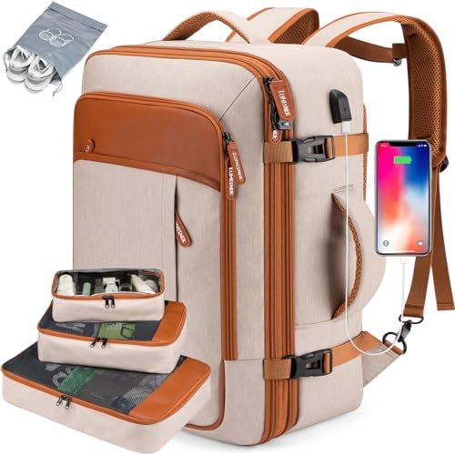 Lumesner Carry on Backpack, Extra Large 40L Flight Approved Travel Backpack for Men & Women - PuriLite