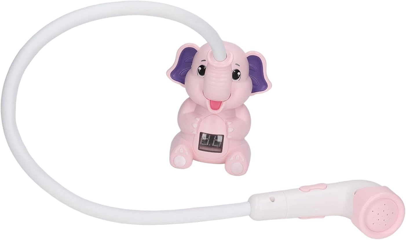 Baby Water Spray Head, Thermometer Adjustable Hose Kids Bath Shower Head IPX7 Waterproof for Bathtub (Model 1)