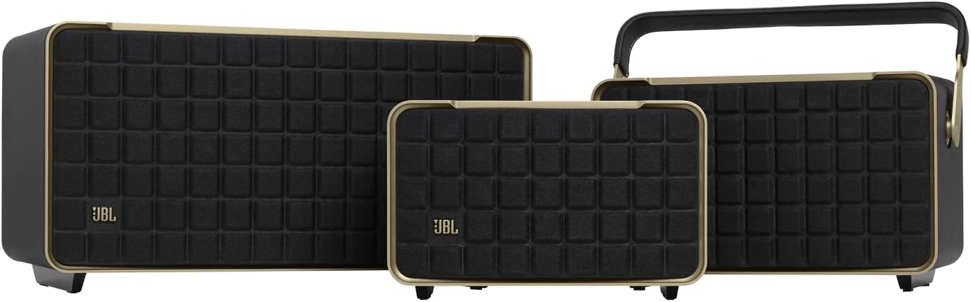 JBL Authentics 300 - Wireless Home Speaker, Music Streaming Services via Built-in Wi-Fi, Built in Battery, Built in Alexa and Google Assistant