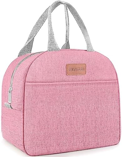 Lunch Bag for Women & Men Adult Insulated Lunch Box, Small Leakproof Cooler Food Lunch Containers Reusable High Capacity Lunch Tote Bags for Work, Travel, Outdoor