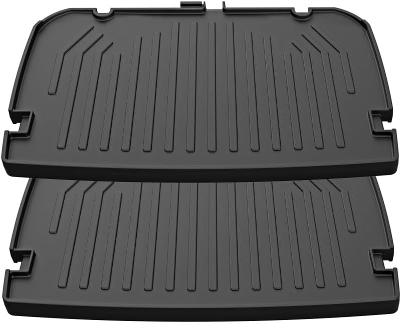 Cuisinart Compact Electric Griddler, 5 Ways to Cook, Non-Stick Cooking Plates, Silver (GR-102C) - PuriLite