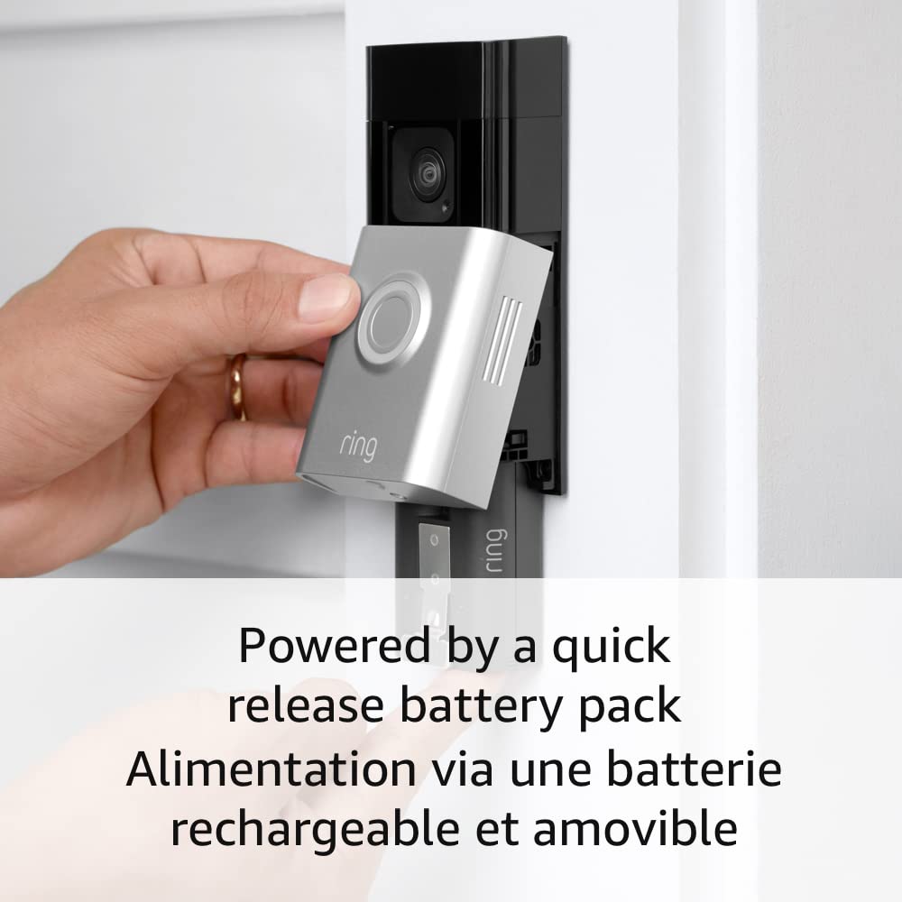 Ring Battery Doorbell Plus (newest model), Head-to-Toe HD+ Video, motion detection & alerts, and Two-Way Talk