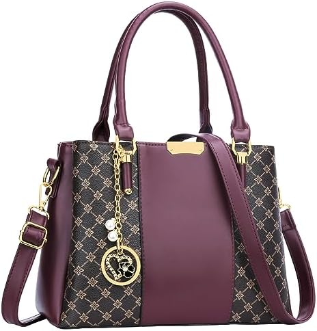 KKXIU Trendy Tote Bag for Women Lightweight Oxford Big Capacity Shoulder Purses and Handbags