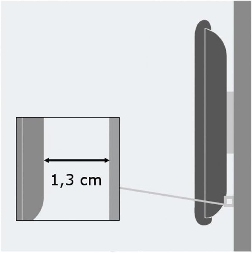 Techly Ultra Slim Fixed TV Wall Mount- 40-65in
