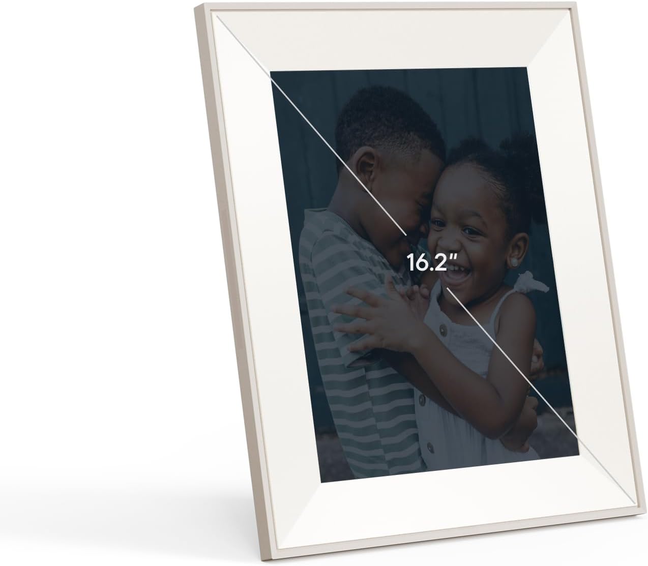 Aura Aspen 12" Digital Photo Frame - Black with Paper Mat