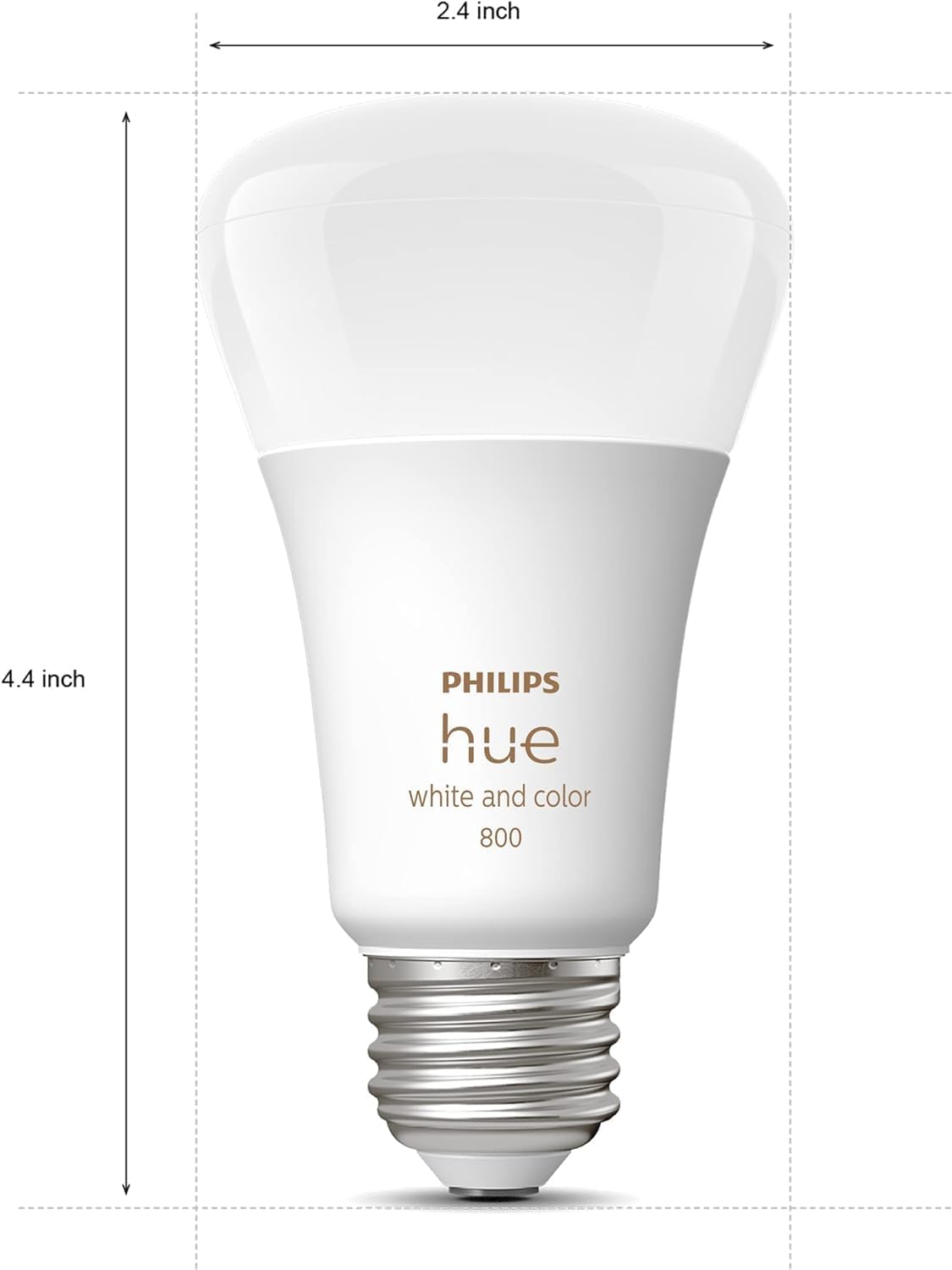 Philips Hue White and Colour Ambiance A19 E26 LED Smart Bulb, Bluetooth & Zigbee Compatible (Hue Hub Optional), Works with Alexa & Google Assistant A Certified for Humans Device (562785),3 Pack