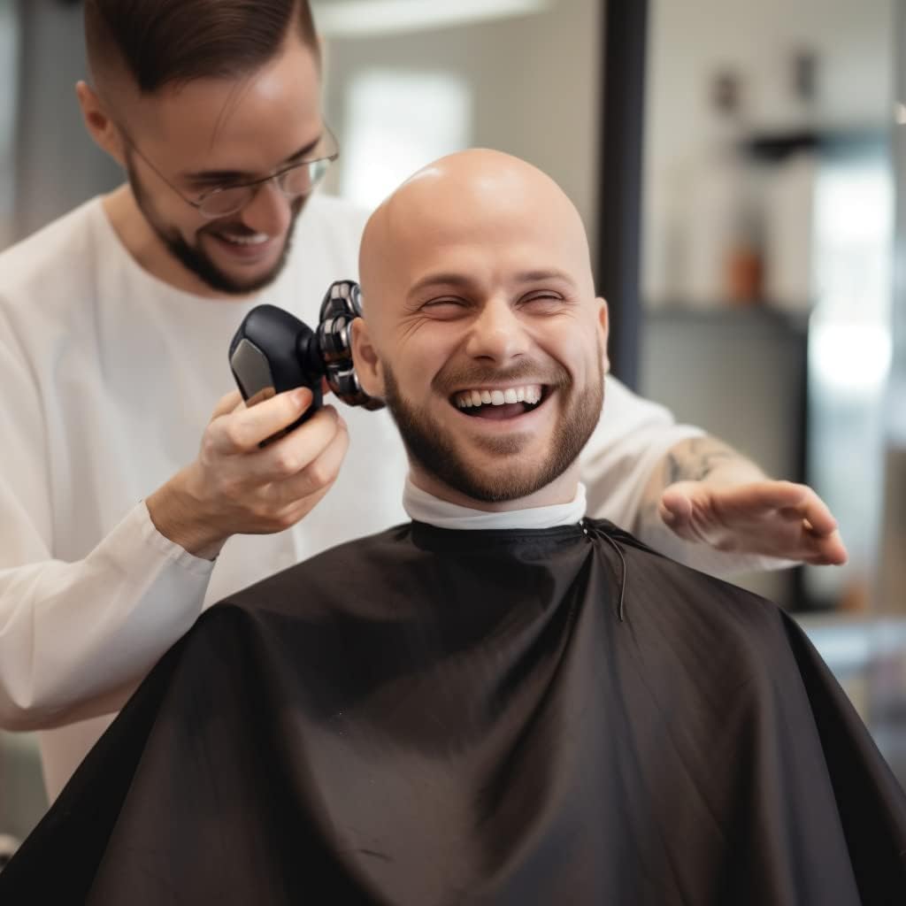 SHPAVVER Head Shavers for Bald Men: 5-in-1 Detachable Electric Bald Razor-IPX7 Waterproof Wet/Dry Shaving-Rechargeable 7D Rotary Shaver Grooming Kit-LED Display & Type-C Charge
