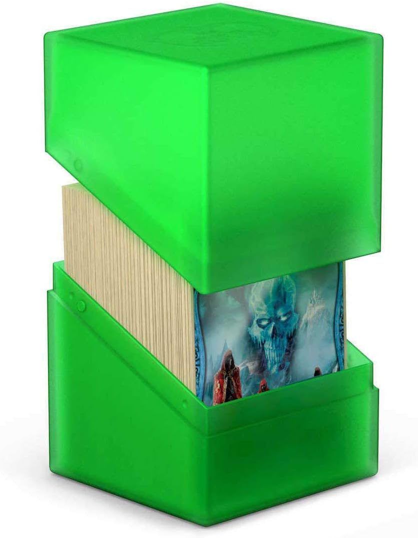 Ultimate Guard Boulder 100+ Classic, Deck Case for 100 Double-Sleeved TCG Cards, Onyx, Secure & Durable Storage for Trading Card Games, Soft-Touch Finish