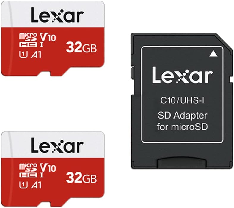 Lexar 128GB Micro SD Card, microSDXC UHS-I Flash Memory Card with Adapter - Up to 100MB/s, A1, U3, Class10, V30, High Speed TF Card