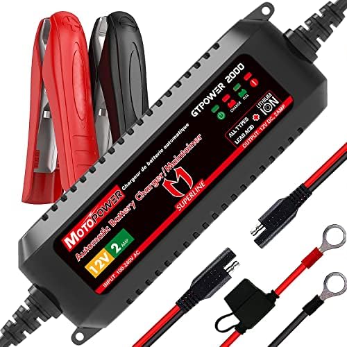 MOTOPOWER MP00205A 12V 800mA Fully Automatic Battery Charger/Maintainer