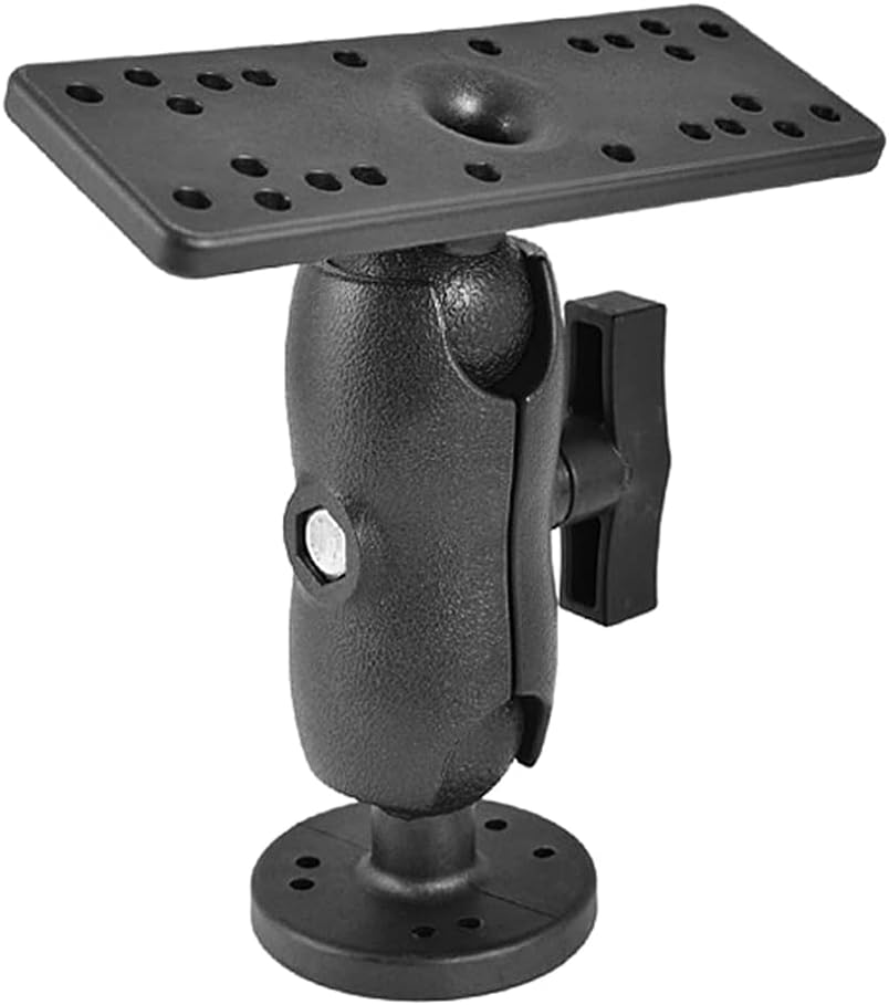 XINZY Portable Kayak Fishfinders Holder Fish Finder Ball Mount Base 360° Swivel Fish Finder Mount Fish Finder Kayak Accessory