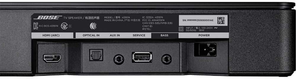 Bose TV Speaker- Small Soundbar with Bluetooth and HDMI-ARC connectivity, Black. Includes Remote Control