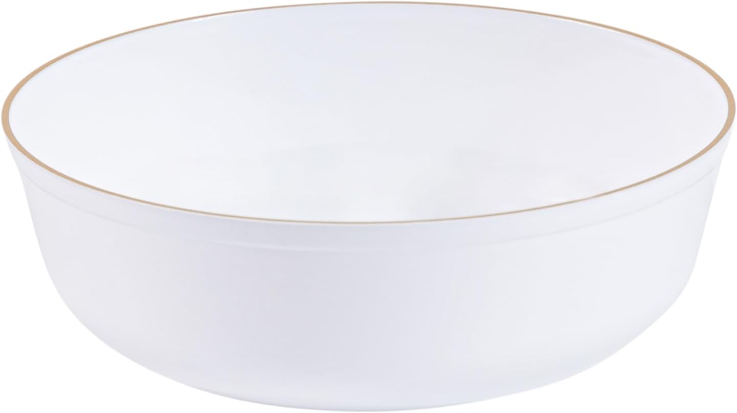 PLASTICPRO [30 Pack 10.7'' Christmass Green Plastic Party Plates Edge Collection Premium heavyweight Elegant Disposable Tableware Dishes