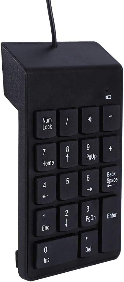Purilite Select Slim Wired Numeric Keypad | 18-Key Plug & Play USB Number Pad
