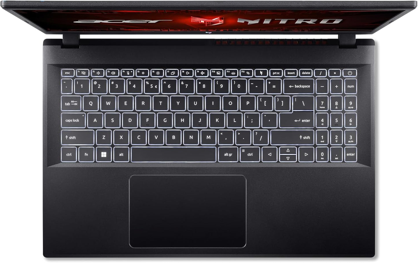 Acer Nitro V Gaming Laptop | Intel Core i7-13620H Processor | NVIDIA GeForce RTX 4050 Laptop GPU | 15.6" FHD IPS 165Hz Display | 16GB DDR5 | 1TB Gen 4 SSD | Wi-Fi 6 | Backlit KB | ANV15-51-723D