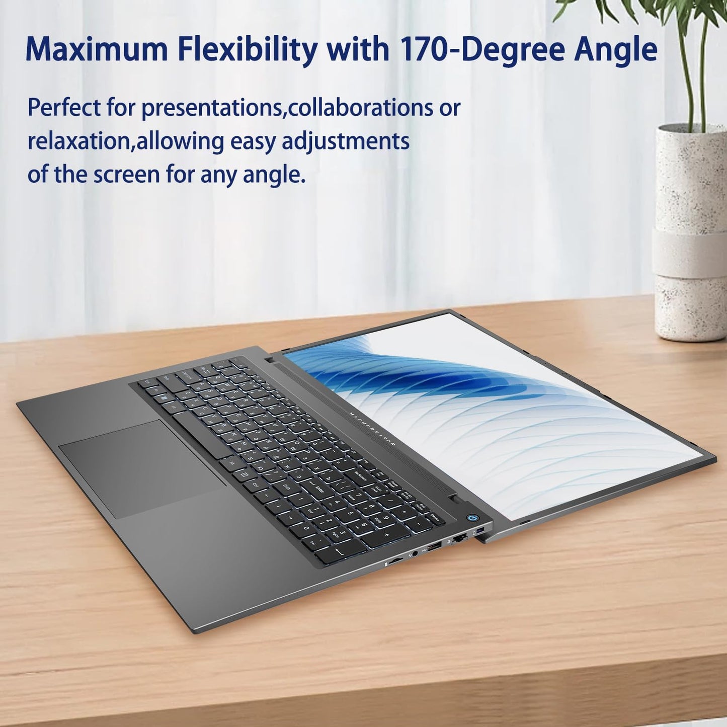 Machenike Machcreator N17A 17.3" Laptop, 17.3" FHD 120Hz Display, 4-Cores Intel Processor, 16GB DDR5 RAM, 512GB PCIe SSD, HDMI, Webcam, Backlit Keyboard, SD Card Reader, Wi-Fi, Windows 11 Home, Grey