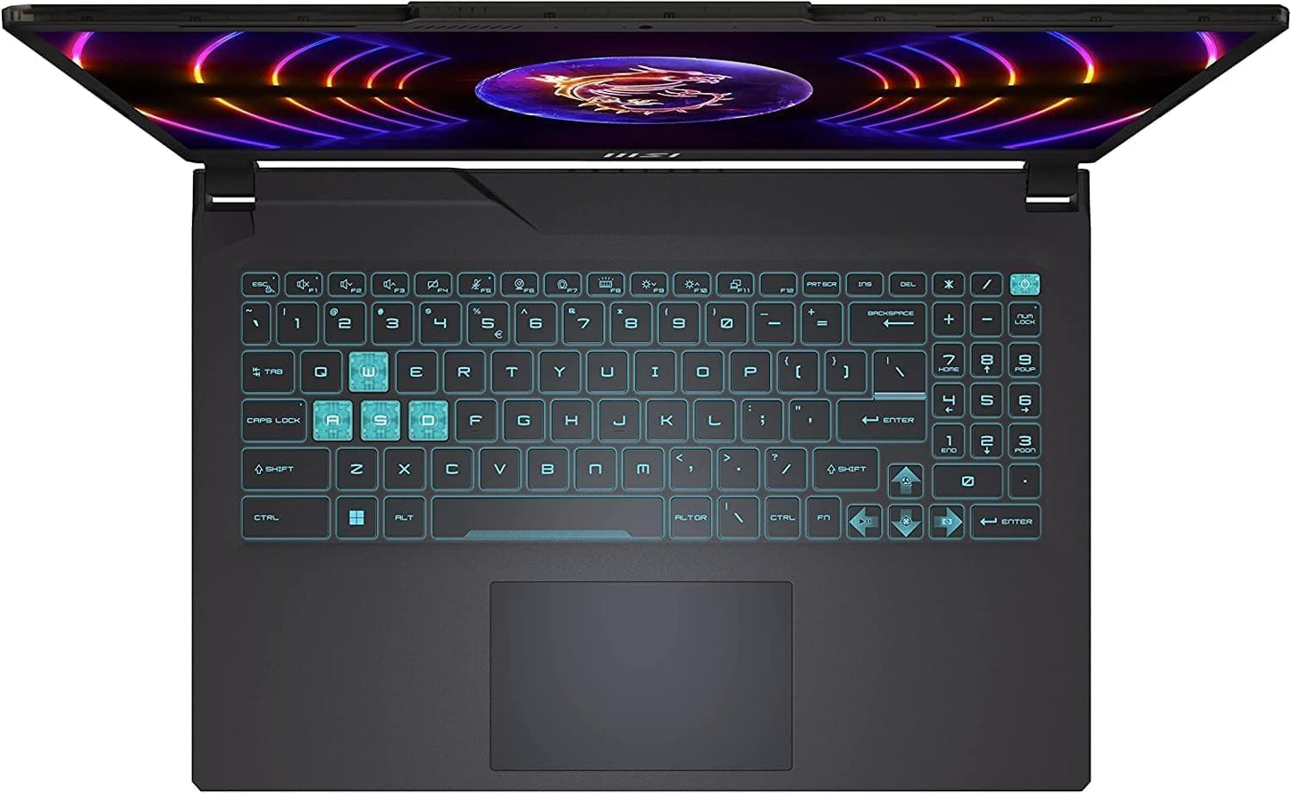 MSI Cyborg 15 Gaming Laptop, Microsoft Office Lifetime License, 13th Gen Intel i7-13620H, NVIDIA GeForce RTX 4050, 32 GB DDR5 RAM, 1 TB SSD, Backlit, 15.6" IPS FHD 144Hz Display, Windows 11 Pro