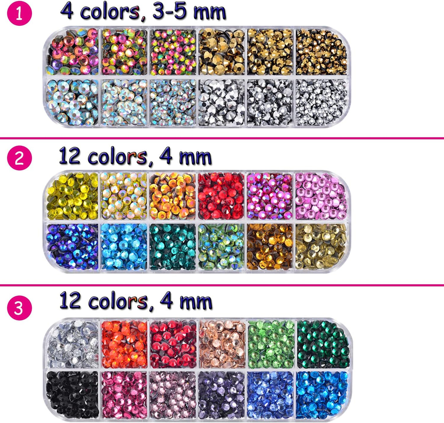Bedazzler Kit with Epesl Rhinestones Hot Fix Gem Applicator for Crafts - Diamond Painting Brush, Wax Pencil, Tweezers, Tray, Cleaning Brush