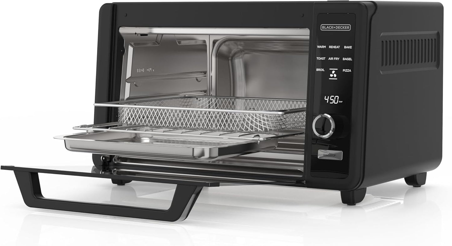 BLACK+DECKER Crisp 'N Bake™ 6-Slice Digital Air Fry Toaster Oven