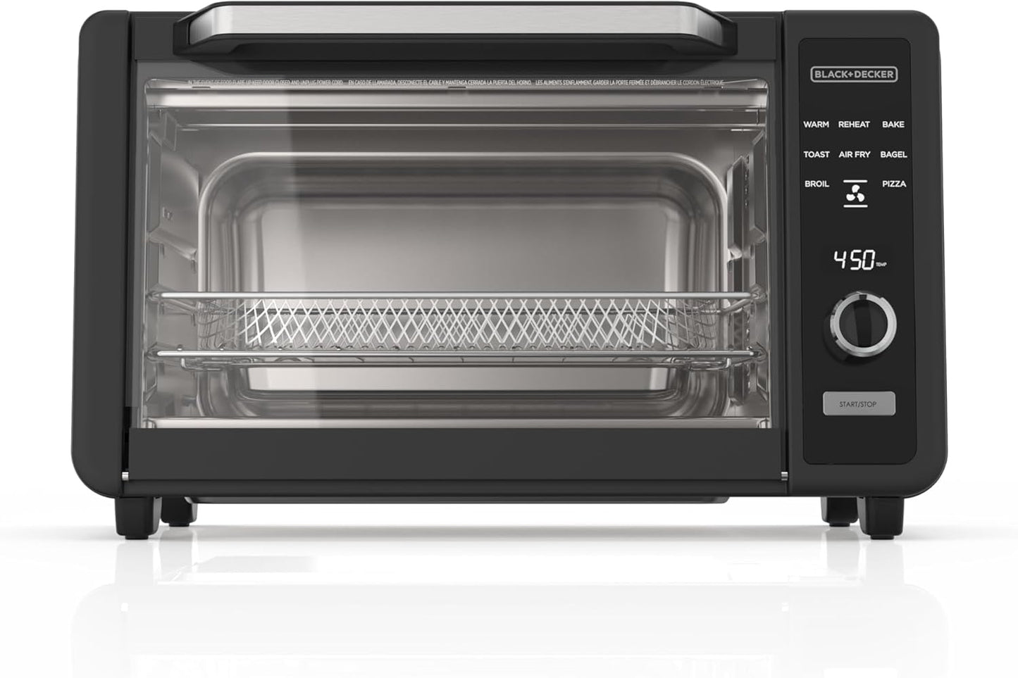 BLACK+DECKER Crisp 'N Bake™ 6-Slice Digital Air Fry Toaster Oven