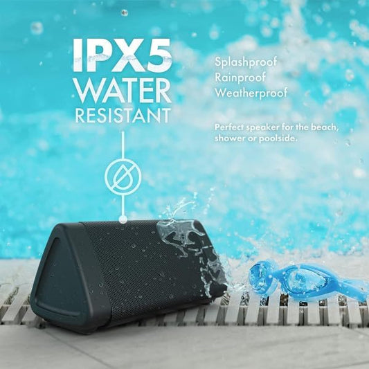 Cambridge Soundworks OontZ Angle 3 Bluetooth 5.4 Speaker, up to 100 ft Wireless Range, up to 24 Hrs Playtime, Portable Small Speaker for iPhone, Android Phones, IPX5 Portable Bluetooth Speaker, Black - PuriLite