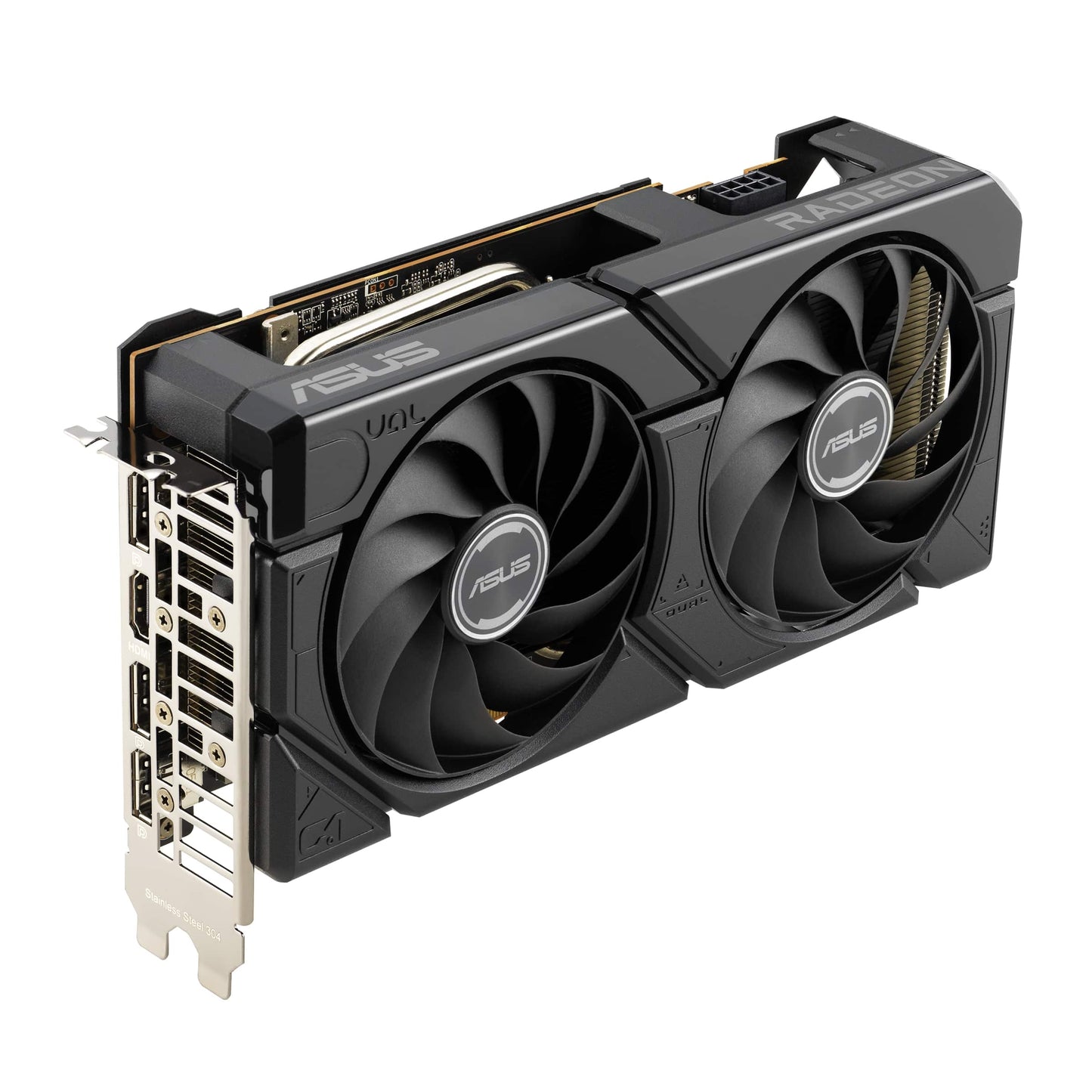 ASUS - Dual Radeon RX 7600 EVO OC Edition 8GB GDDR6 Graphics Card - HDMI 2.1, 2715MHz Boost Clock, Axial-Tech Fans