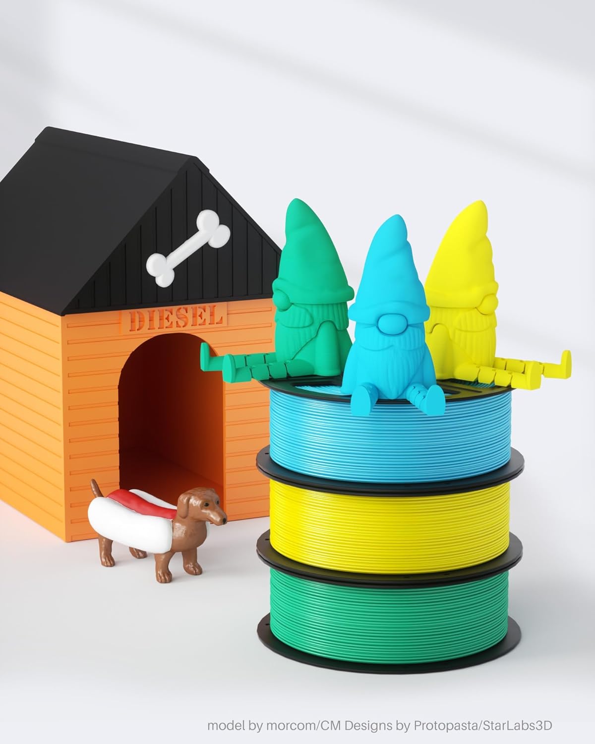ELEGOO PLA Filament 1.75mm Black 1KG, 3D Printer Filament Dimensional Accuracy +/- 0.02mm, 1kg Spool(2.2lbs) Fit Most FDM 3D Printers