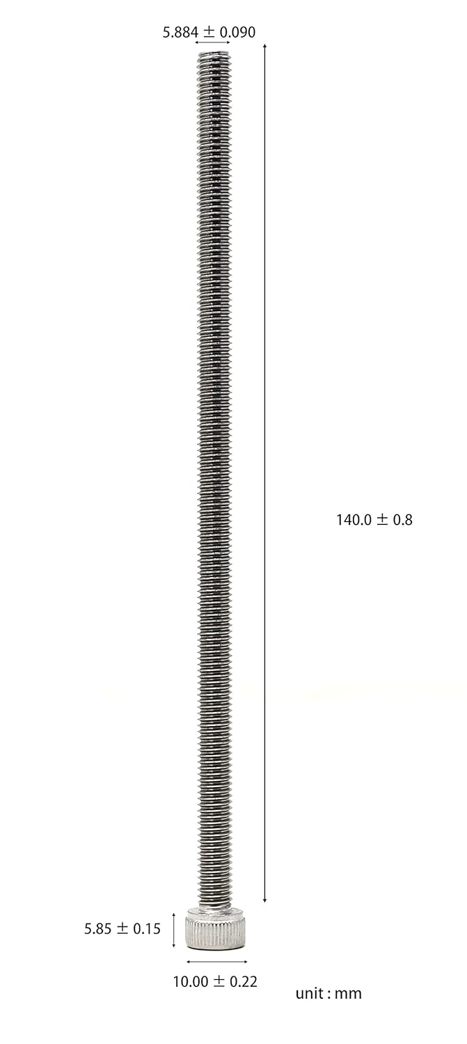 iexcell 25 Pcs M6 x 20mm Thread Pitch 1 mm Stainless Steel 304 Hex Socket Head Cap Screws Bolts Kit