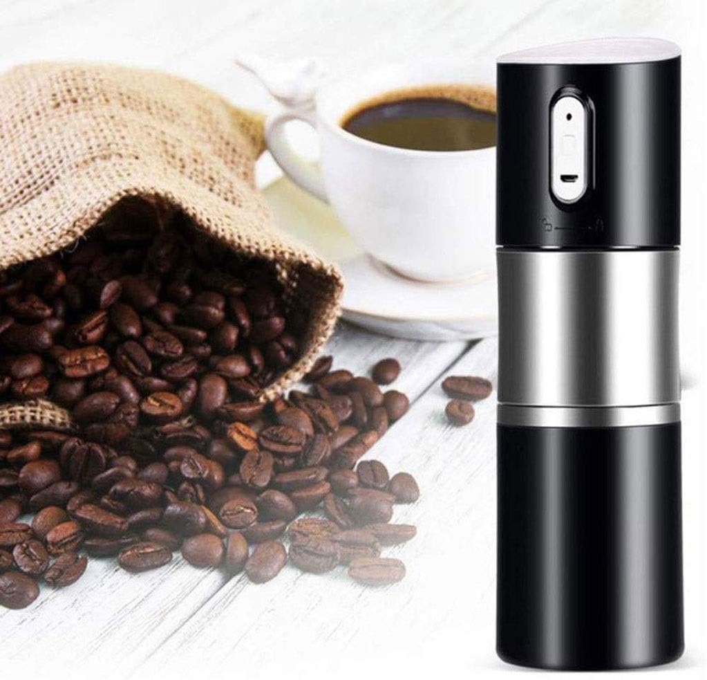 Small Household Appliances Portable Coffee Machine Grinding Cup Grinder Automatic Coffee Machine Rechargeable(white-Starlight10)