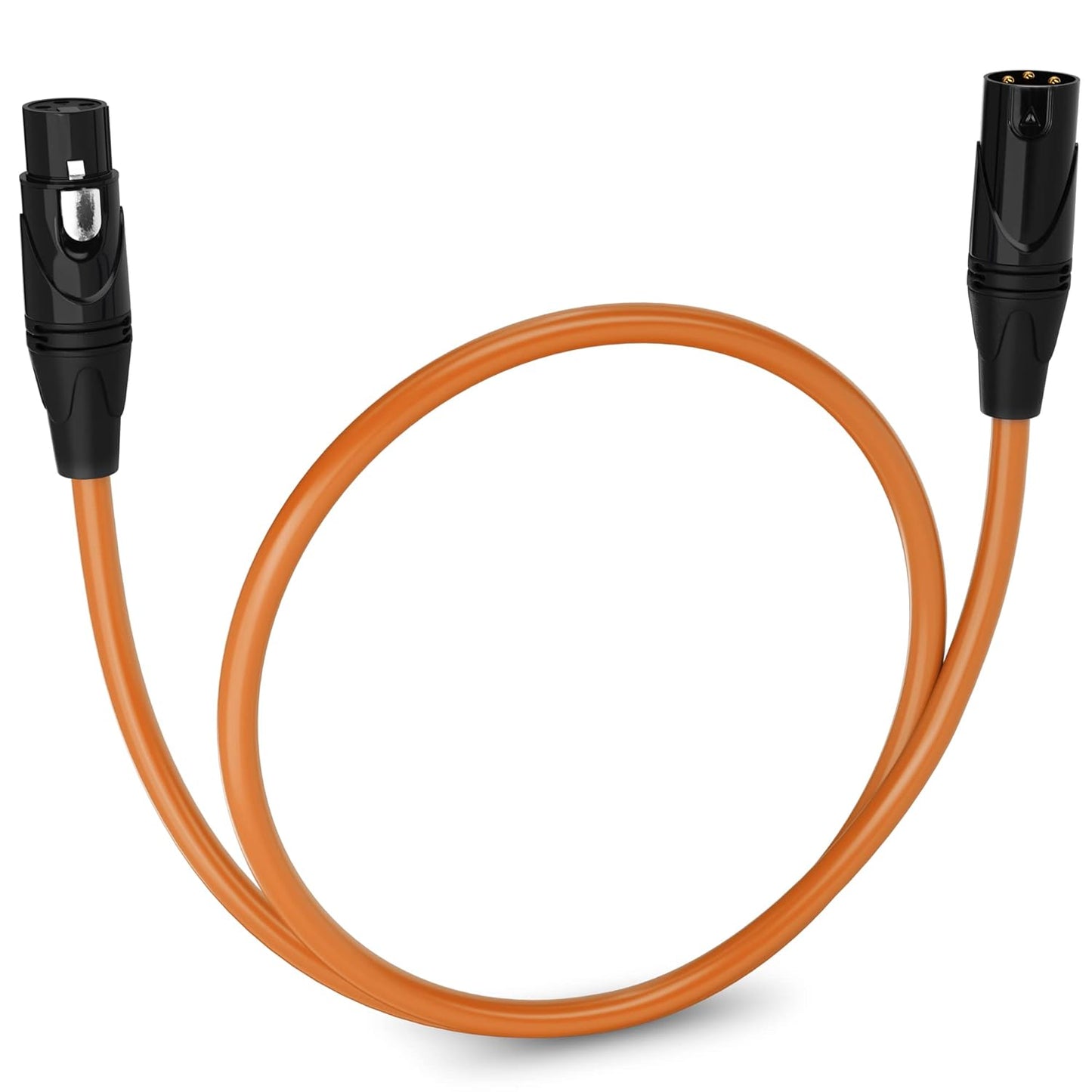 LyxPro 6 Feet XLR Microphone Cable Balanced Male to Female 3 Pin Mic Cord for Powered Speakers Audio Interface Professional Pro Audio Performance and Recording Devices - Blue
