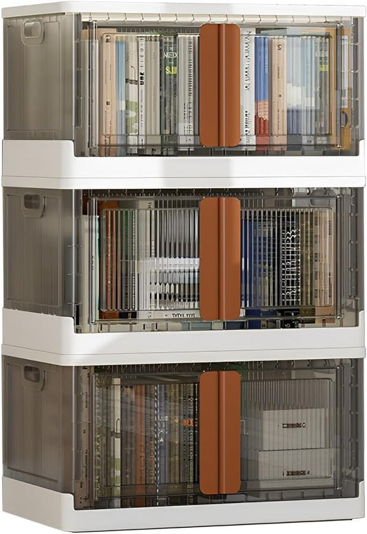 Purilite Select 19 Gal Collapsible Storage Bins with Lids