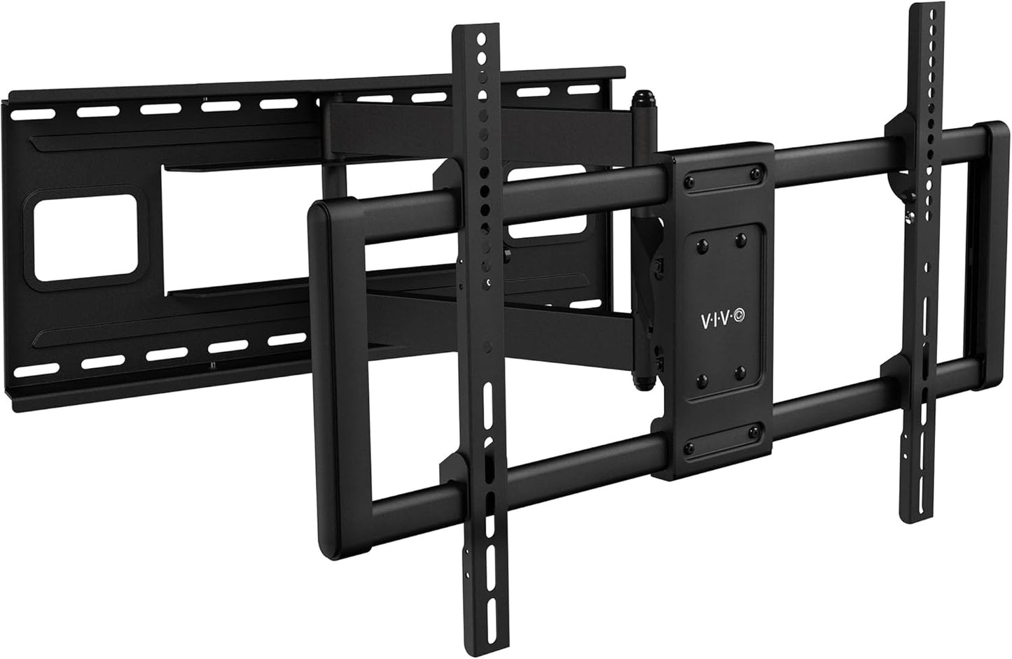 VIVO Heavy Duty 60 to 120 inch Extra Large Screen TV Articulating Wall Mount for LCD LED Flat and Curved Screens, Extended Arm Swivel Mount, Max VESA 900x600mm, Black, MOUNT-VW120M