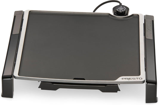 Presto 07071 15-inch Electric Tilt-n-fold Griddle, Black - PuriLite