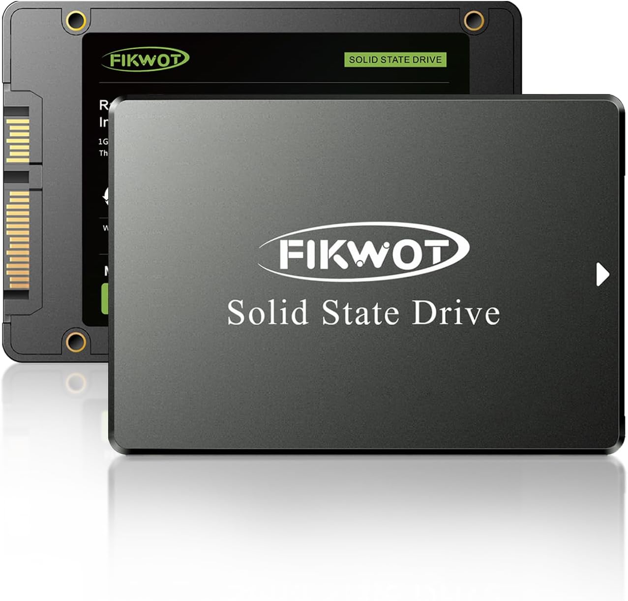 Fikwot FS810 2TB SSD, 2.5" SSD SATA III 6Gb/s, Solid State Drives, Up to 560MB/s, 3D NAND TLC, Internal SSD for Desktops and Laptops(Black)