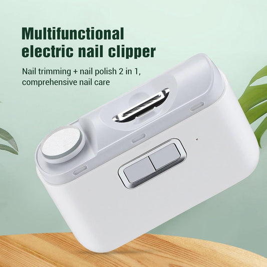Automatic Electric Nail Clipper, Type C Rechargeable Safety Fingernail Trimmer with 2 Speeds, Nail Scraps Storage, for Baby Children Adult Seniors - PuriLite