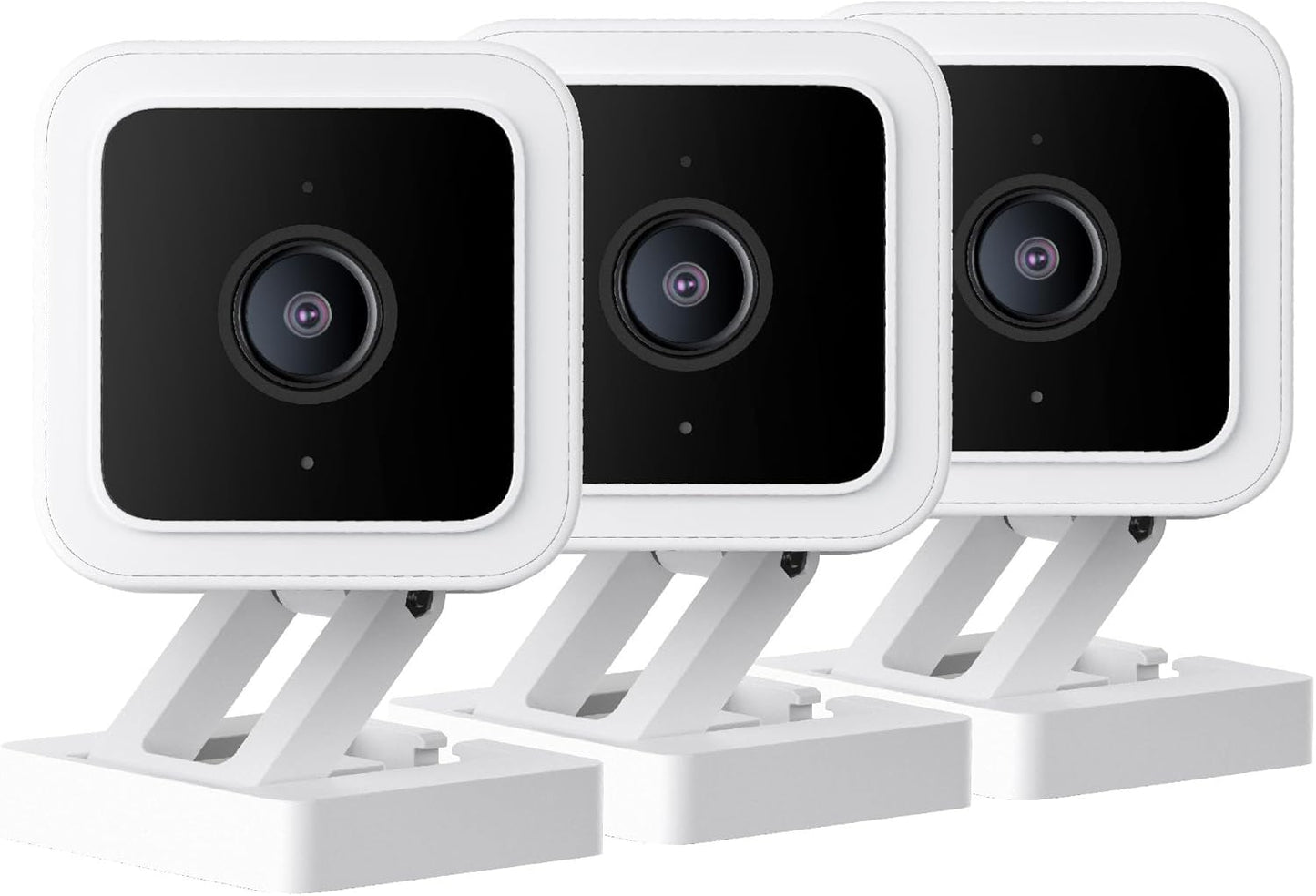 Wyze Cam v3 with Color Night Vision, Wired 1080p HD Indoor/Outdoor Security Camera, 2-Way Audio, Works with Alexa, Google Assistant, and IFTTT, 2-Pack