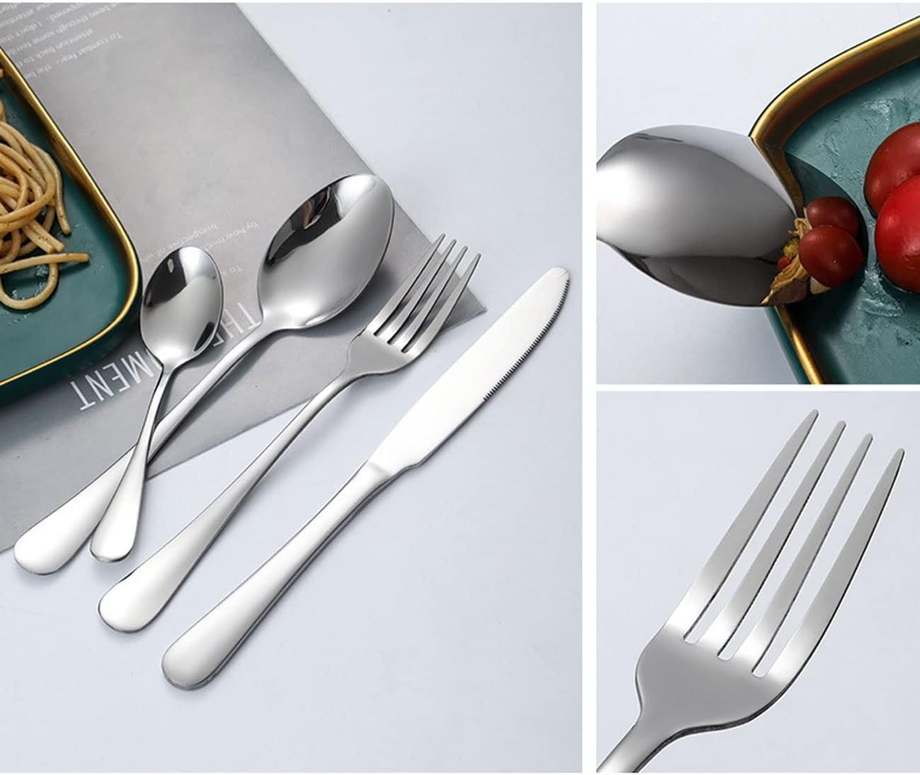 Purilite Select 24-Piece Silverware Set – Mirror Polished