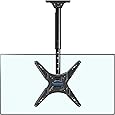 JXMTSPW TV Ceiling Mount for 26-68 inch Flat Screen Fits Most LCD LED OLED 32 43 50 55 60 65" TVs Monitor, Full Motion Height Adjustable TV Bracket up to 45kg Max VESA 400x400mm Hanging TV Mount