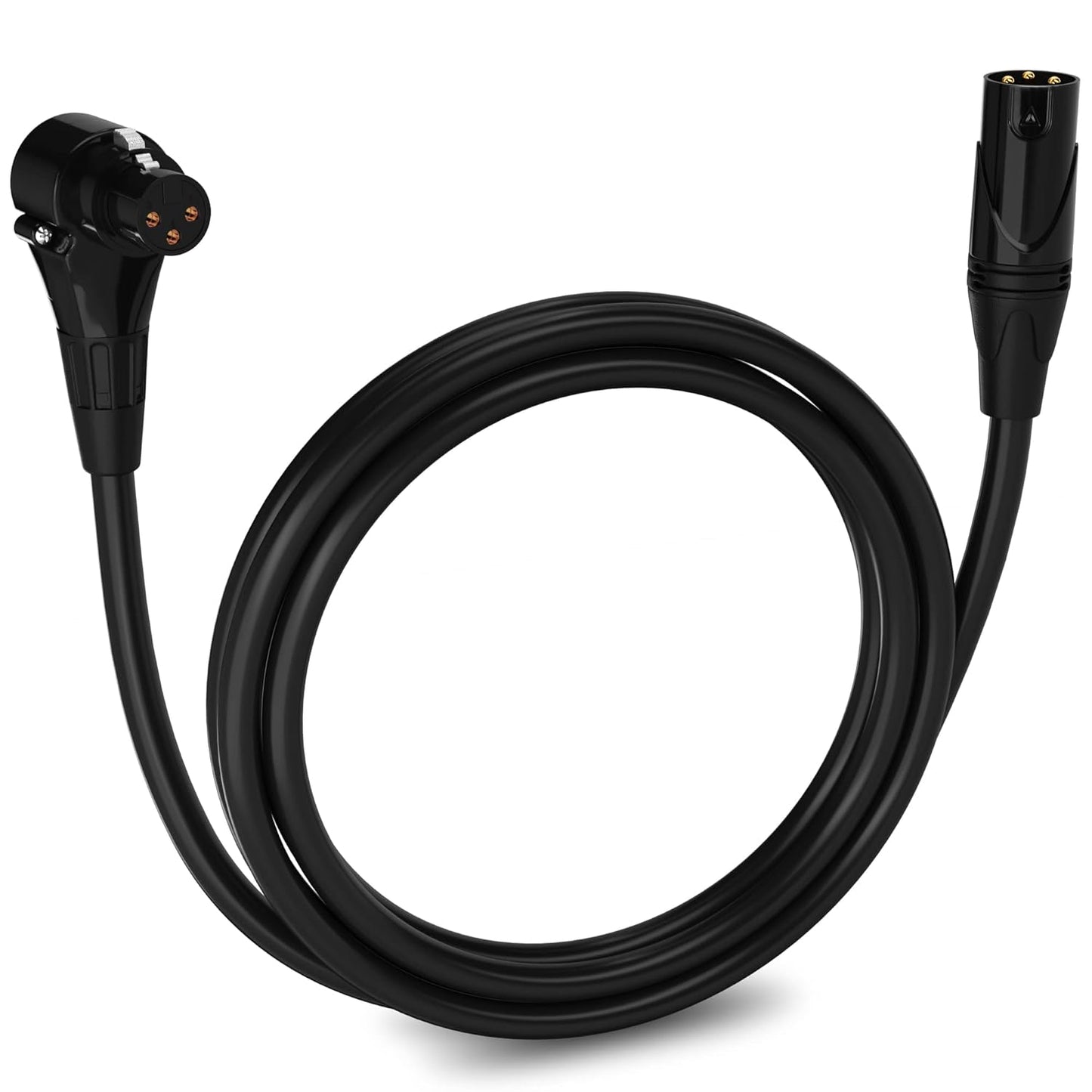 LyxPro 6 Feet XLR Microphone Cable Balanced Male to Female 3 Pin Mic Cord for Powered Speakers Audio Interface Professional Pro Audio Performance and Recording Devices - Blue