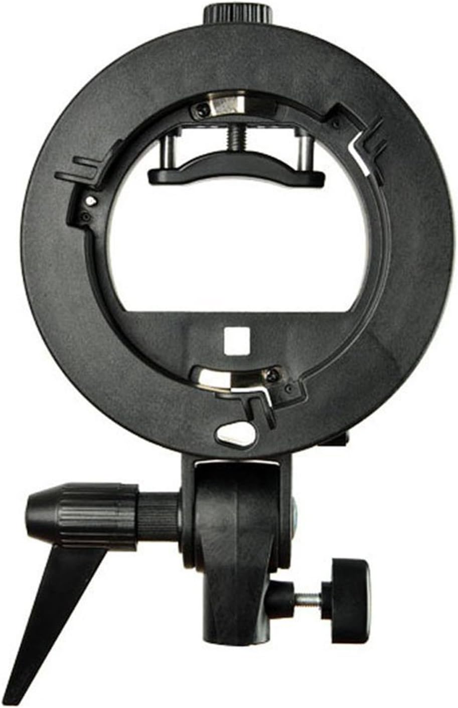 Godox S Type Bracket Bowens Holder S Mount Holder with Foldable 40x40cm /15.7x15.7 inches Softbox and Honeycomb Grid & Bag Kit for Flash Camera Studio Photography