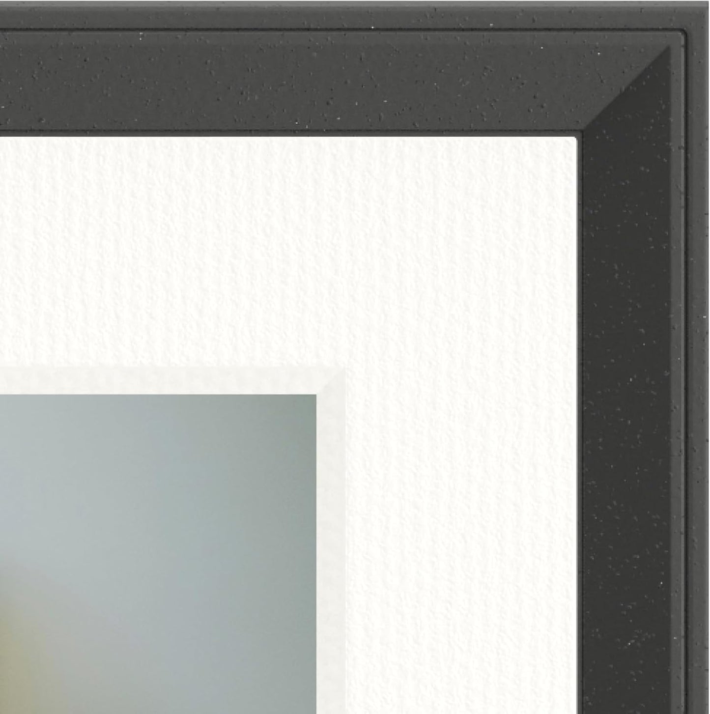 Aura Aspen 12" Digital Photo Frame - Black with Paper Mat