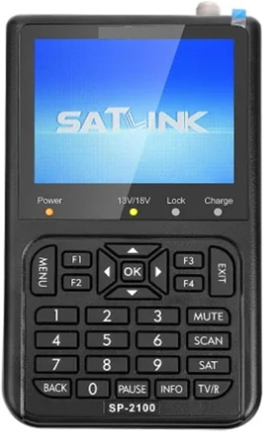 SP-2100 HD ACM Sat Finder DVB S/S2 MPEG-2/4 Digital Satellite Finder Meter 3.5 Inch LCD Screen - PuriLite